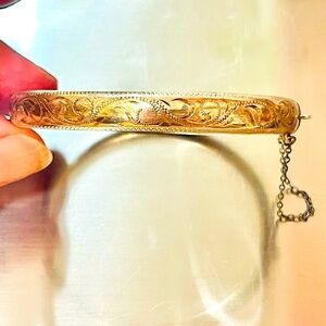 Antique Hallmarked Sterling Silver Bandle Bracelet London Assay Office 1851